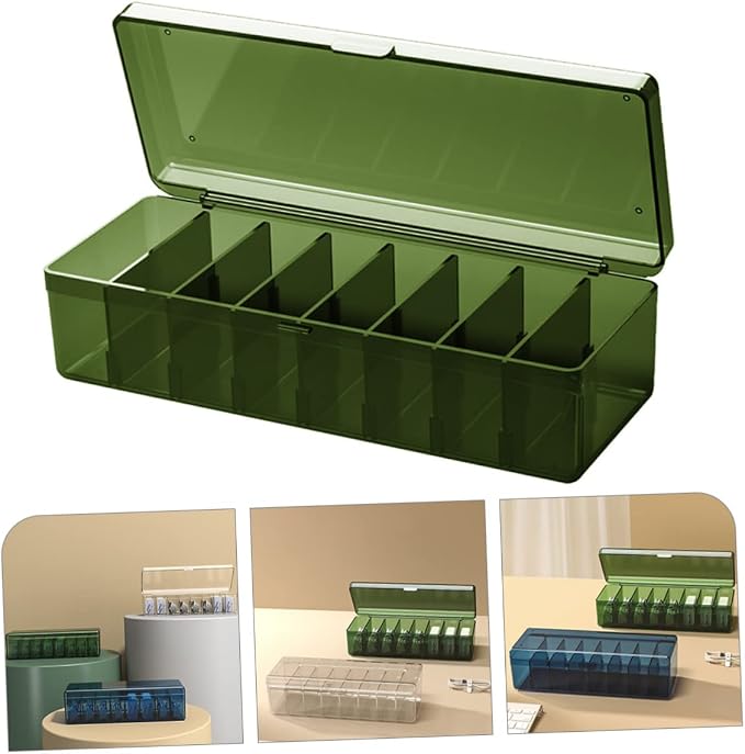 SHOWERORO 2pcs Cable Management Box Lid Dustproof Cord Storage Organizer for Phone Chargers and USB Cords for Office and Home Desk Organization