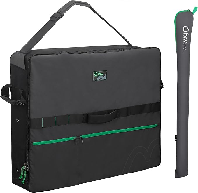 FXW Dog Playpen Storage Bag, Designed for RV Trips, Black, 1 Pack | Fits FXW Pens Only(40" H 8 Panels & 9 Stakes), Comfortable Carry, Neat Storage, Wear-Resistant, Patented