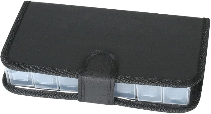 EZY DOSE One-Day-At-A-Time Pill Case, Medicine Planner, Vitamin Organizer Box, Includes Large Carrying Case, Travel Friendly, Easy to Use, Clear, BPA Free