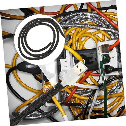KICHOUSE Cable Management Sleeve Pet Braided Wire Organizer for Cords and Cables Flexible and Wrap for Use