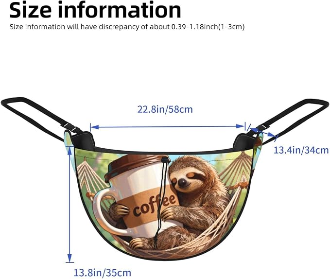 Animals in a hammock Car Seat Organizer-Backseat Storage Bag for Travel | Waterproof Durable. Holds Snacks Gear Essentials. Fits Most Cars.
