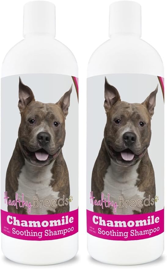 Healthy Breeds American Staffordshire Terrier Chamomile Soothing Dog Shampoo 8 oz (Pack of 2)