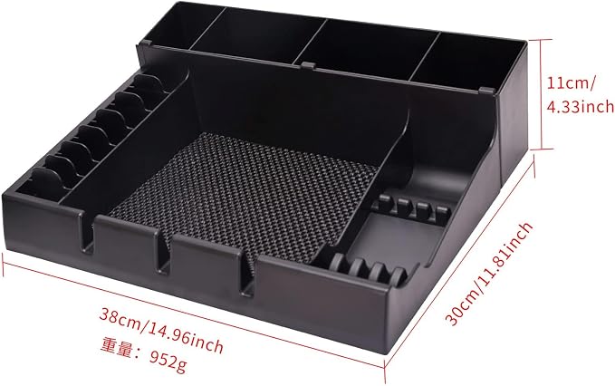 Barber Clipper Organizer Barber Tools Tray Salon Hairdressing Clipper Scissors Rack Holder Storag Scissors Holder Blade Rack Storage Tray for Clipper Guard Holder (Assemble)
