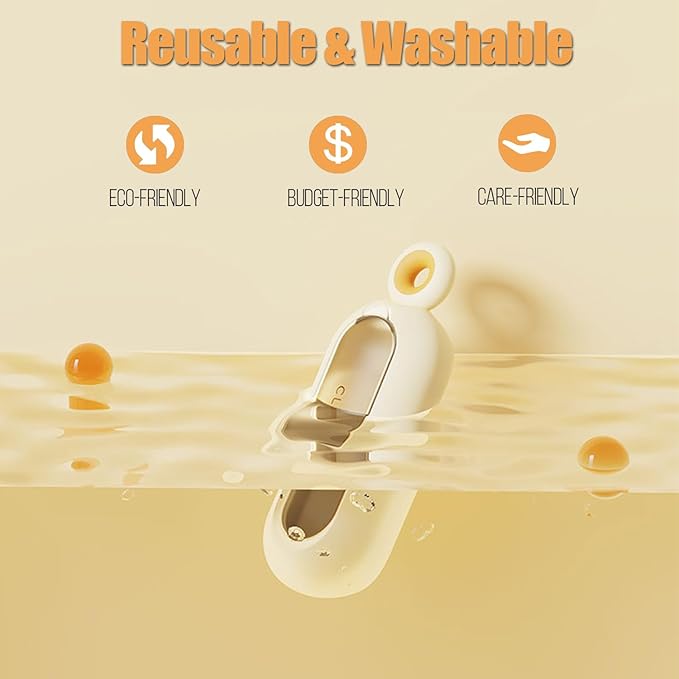 Lint Roller Resuable for Clothes, Magic Self- Cleaning Pet Hair Remover for Cats Dogs Fur, Portable Washable Pet Hair Removal Tool Brush for Curtain, Carpet, Bedding, Sofa, Couch, Yellow