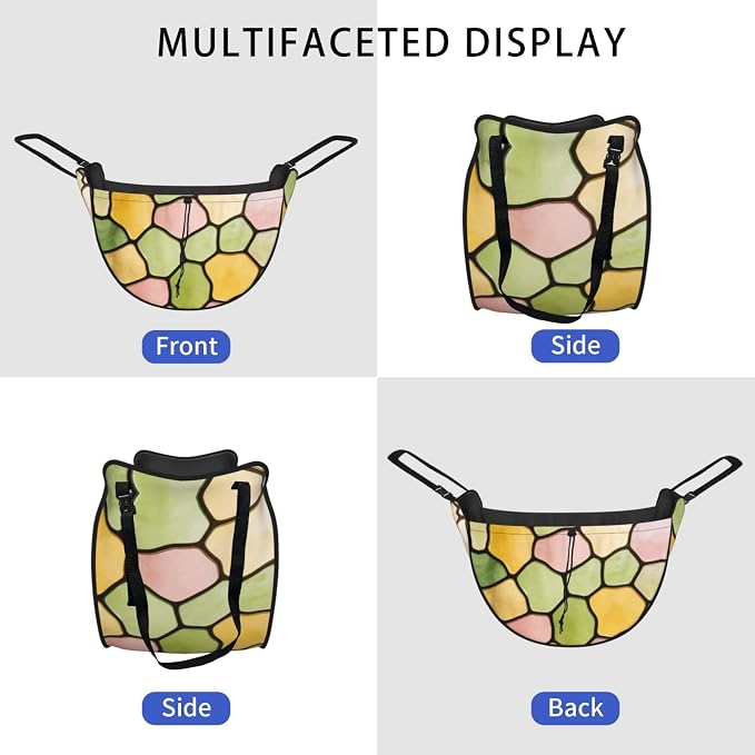 Garden Patch Color Car Seat Organizer-Backseat Storage Bag for Travel | Waterproof Durable. Holds Snacks Gear Essentials. Fits Most Cars.