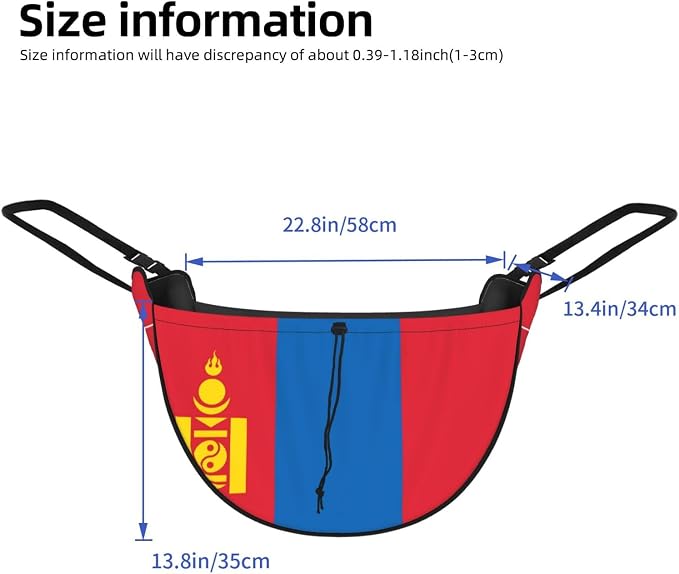Flag of Mongolia Car Seat Organizer-Backseat Storage Bag for Travel | Waterproof Durable. Holds Snacks Gear Essentials. Fits Most Cars.