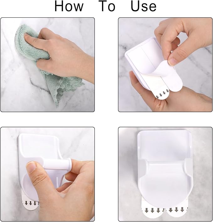 TOPZEA 10 Pack Spray Bottle Holder Hangers Wall Mount, Adhesive Spray Bottle Hooks Easy Install Wall Hanging Cleaning Bottles Organizer Storage Racks for Cabinet, Kitchen, Bathroom, Under Sink