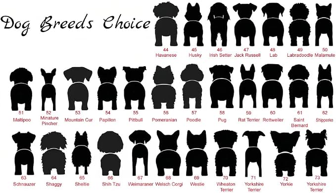 Personalized Dog Leash Holder for Wall, Custom 3D Dog Butt Leash Holder with Name, Hooks for Leashes, Keys, Collars, Christmas Birthdays Housewarming Gift for Pet Lovers