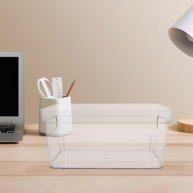 Pet Storage Box Large Capacity Portable Stationery Storage Organizer Multifunctional Use for Office and Home Supplies