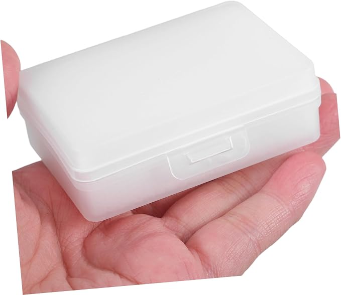 Rectangular Storage Boxes with Lids Small Bins for Desk Pet Containers Craft Storage Containers Plastic Organizer