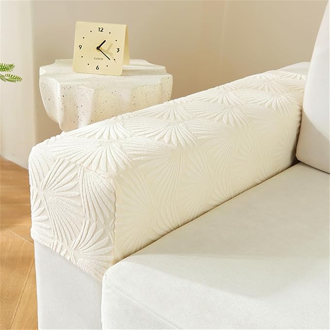 Sofa Arm Covers Set of 2 Squared, Non-Slip Arm Covers Protector for Dogs, Cats, Pets, Couch Armchair (B Green)