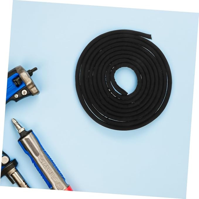 VILLCASE Self Wrapping Cable Sleeve Chew Cord Protector for Pets Durable Wire Organizer for Home Office Use Black Long Safe for Dogs Cats
