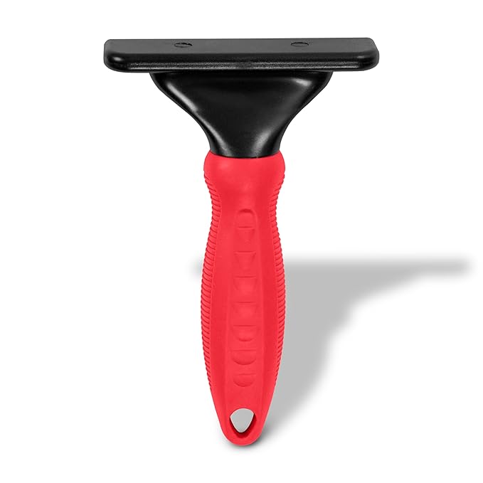 Paw Brothers Deshedding Tool, Deshedding Brush for Dogs and Cats, Professional Dog Grooming for Shedding, Pet Hair Remover, Fur Removal Brush for Medium and Long Pet Hair, 4" x 6", Large