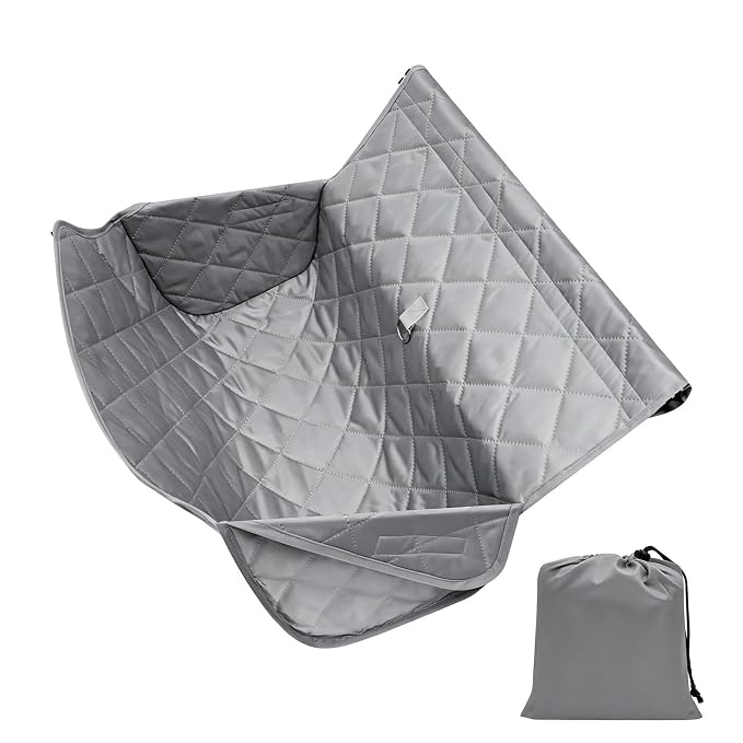 Dog Shopping Cart Cover - Waterproof Shopping Trolley Cover | Universal Foldable Portable Carts Protector for Outdoor Supermarket Public Space Restaurant Cafe