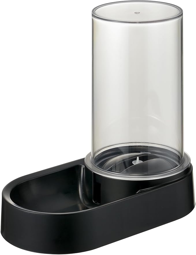 Richell: Elevated Gravity Water Dispenser - Black - Pet, Dogs & Cats, 1 Gallon Capacity Clear Tank, BPA-Free Plastic, Optional Height Stand