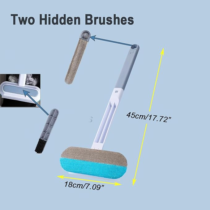 Multi Function Pet Hair Remover for Cat Dog, Pet Hair Cleaner, Fur Removal Tool, Washable brush for Bed, Sofa, Carpet, Rug, Car Mat, Clothes and Couch