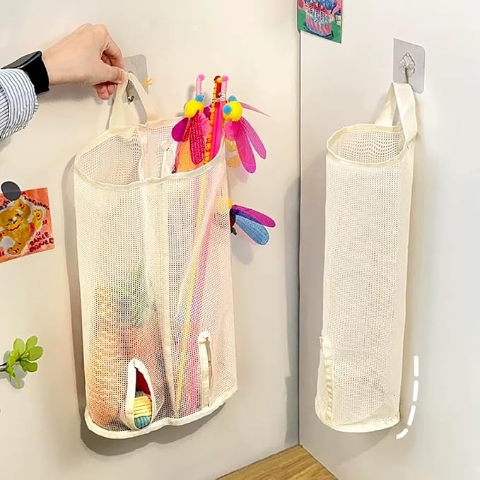 Cat Toy Organizer – Storage Holder for Cat Teaser Toys, Compact Stand for Keeping Pet Toys Neat and Tidy (2-Compartment)