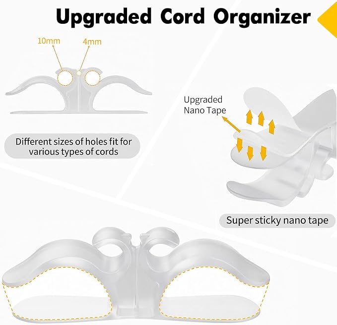 6PCS Appliance Cord Organizer,Upgraded Cord Organizer for Appliances,Wire Wrapper,Compatible with Air Fryers,Coffee Makers, Pressure Cookers, Toasters & Ovens