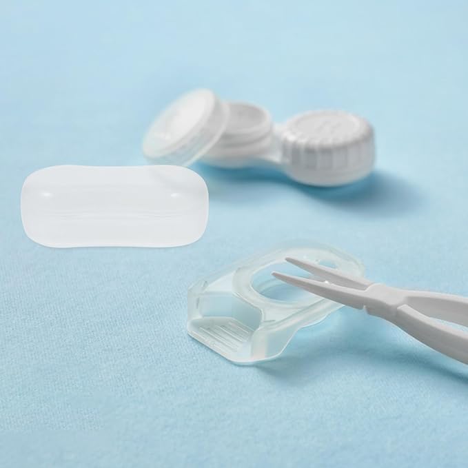 Ciieeo 20pcs Pet Finger Toothbrush Storage Box Pp Carry Case | Easy to Clean, Protects Brush Tips, Portable for Pet Owners, Compact Organizer with View
