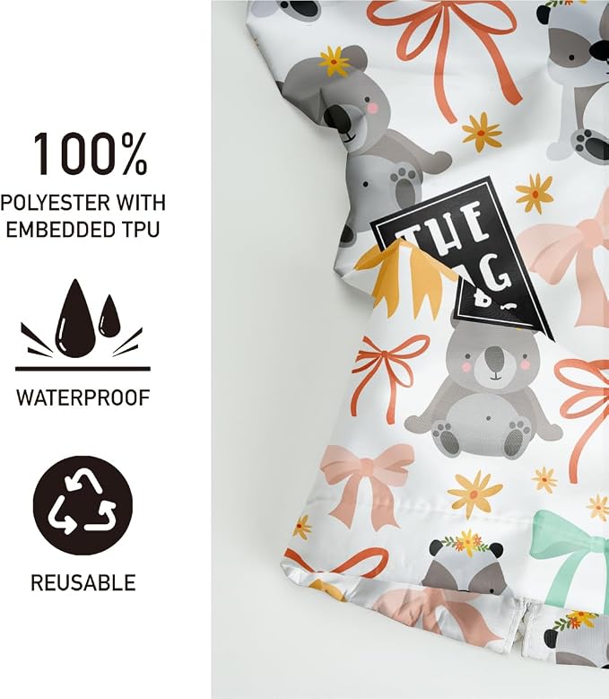 Plastic Bag Organizer,Reusable And Washable Grocery Bag organizer,for Home Kitchen Travelling Camping Decor, use 1 Pack,Gray Koala Pattern
