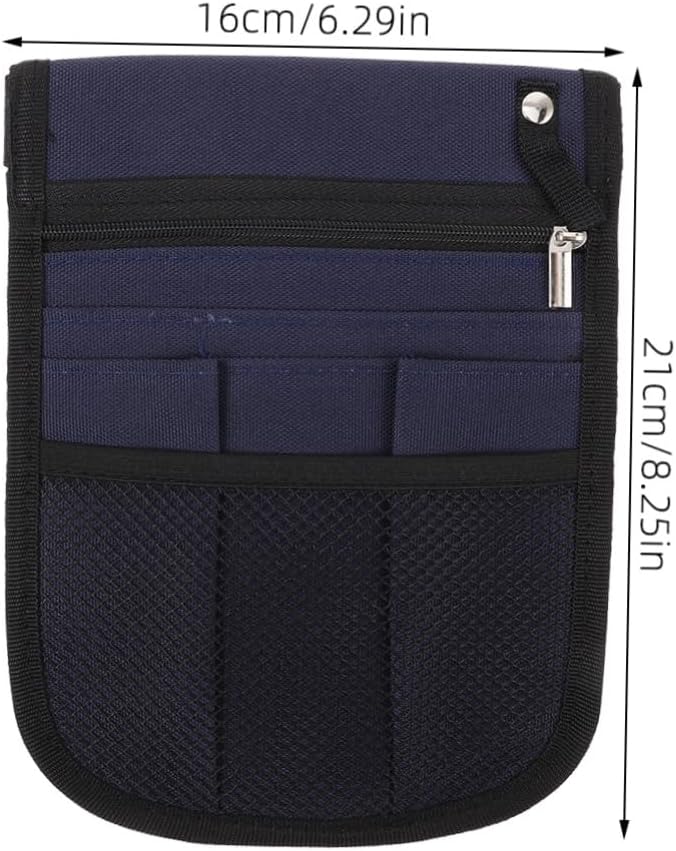 Beaupretty Versatile Nurse Fanny Pack for Women Oxford Cloth Waist Bag Multiple Compartments Portable Organizer for Nursing Supplies and PET Care