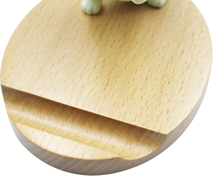 Cute Dog Cell Phone Holder Stand Wooden Smartphone Desk Holder for Mobile Phones Animal Phone Stand Desk Ornament