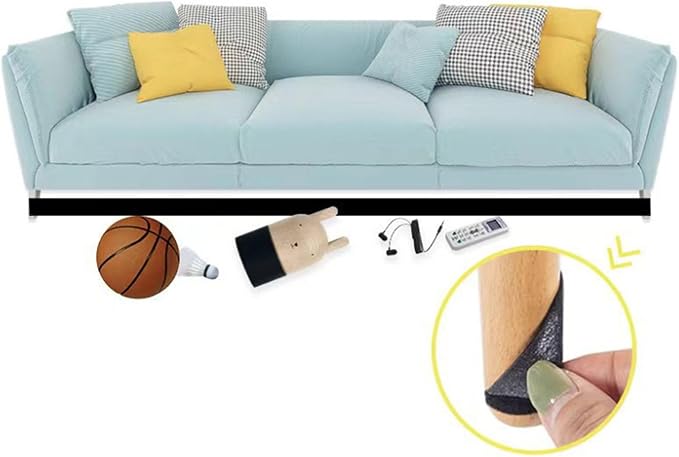 Flexible Sofa Guard Block Pet Access Under Bed Adjustable Edges Covers Childproof Furniture Protector Furniture Edges Protector PVC