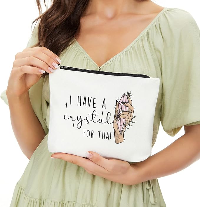 Funny Witchy Gifts Makeup Bag Witch Stuff Witch Accessories Cosmetic Bags | Spooky Gifts for Women Witchcraft Lover Girl Sister Tarot Cards Beginners Halloween Birthday Gift Travel Toiletry Bag