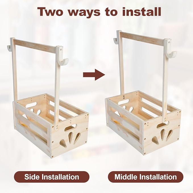 Dog Closet, Wooden Dog Clothes Closet with Hanging Rods and Leash | Pet Wardrobe Crate Box, Dog Clothing Rack, Pet Wardrobe Closet for Dog Cat Toys Clothes Organization Storage