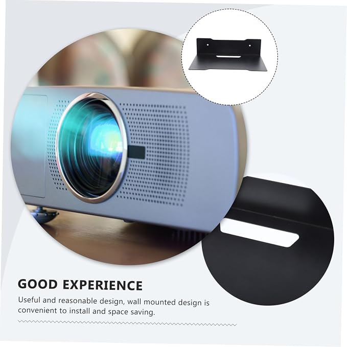 DOITOOL Wall Mounted Metal Bracket for Cameras Heavy Duty Design for Home Use Camera Mounting Space-Saving Wall Shelf for Projectors and Routers