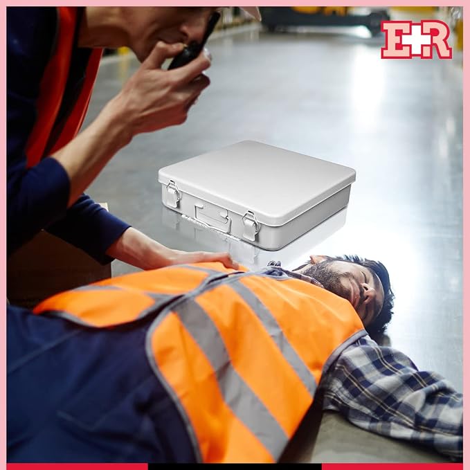 Ever Ready First Aid Metal Case, No.24 – 10” x 10” x 2.5”