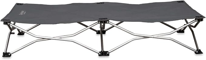 Carlson Pet Products 8025 Elevated Folding Pet Bed 47" Long, Charcoal
