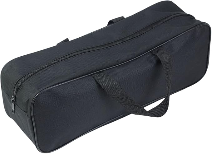 Vacuum Cleaner Bag Organizer Storage Case with Oxford Cloth Material Portable Carrying Handle Large Capacity Suitable for Car and Pet Hair Cleaning, Black