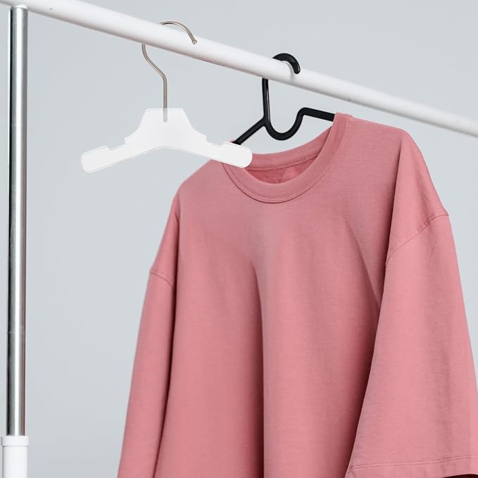 Beaupretty Convenient Dog Hanger with Anti-Rust and Anti-Wind Features, Stainless Steel and Acrylic Pet Clothes Hanger for Dormitories and Courtyards, Household Small Apparel Organizer