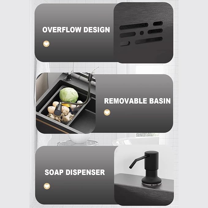 1 Compartment Freestanding Utility Sink with Cabinet, Commercial Grade Stainless Steel Laundry & Pet Wash Station, Heavy Duty Industrial Sink for Garage Kitchen Bar Cleaning Room