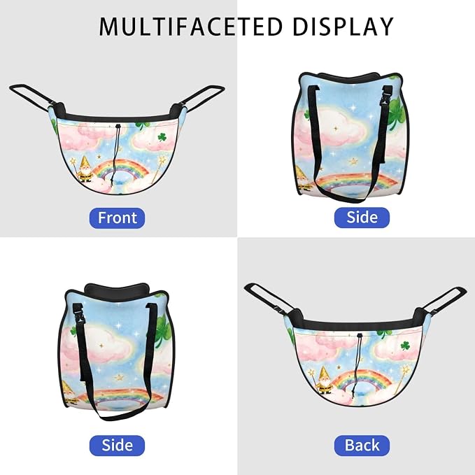 Dreamy Colors Car Seat Organizer-Backseat Storage Bag for Travel | Waterproof Durable. Holds Snacks Gear Essentials. Fits Most Cars.