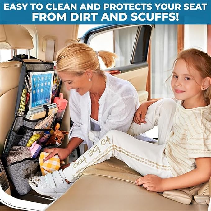EcoNour Car Kick Mats Back Seat Protector