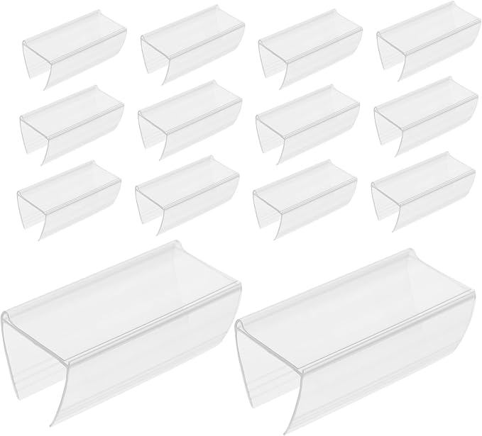 300pcs Pet Label Holders for Wire Racks Classroom Mailbox Display Holder Sign Sticker Organizers