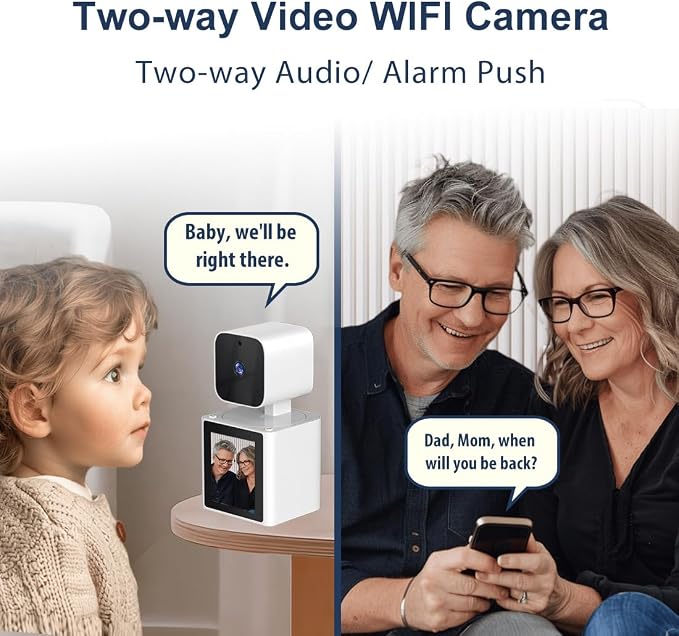 Two-Way Video Camera,Pet Dog Camera 1080P Dome Camera CS10