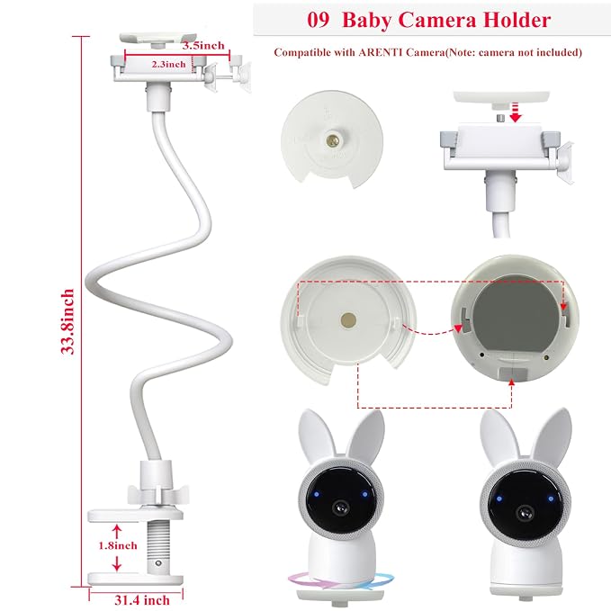 Baby Monitor Mount Holder for Arenti