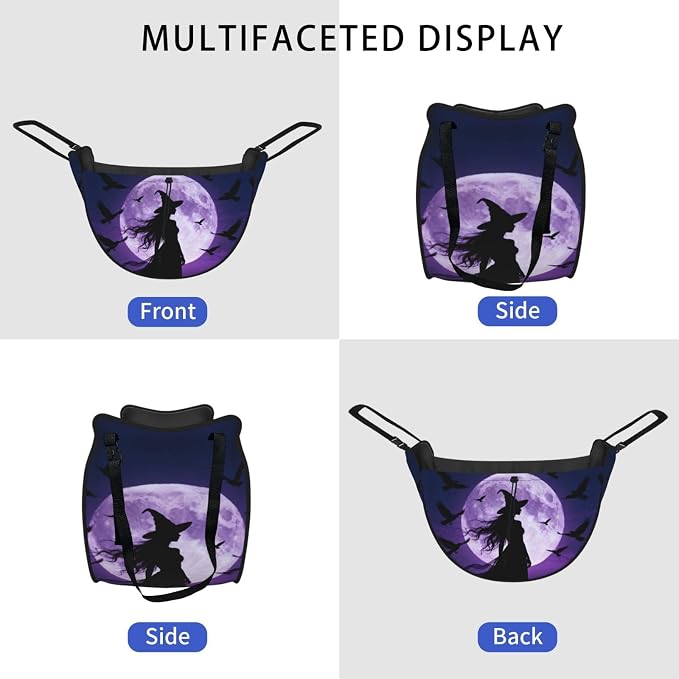 Beautiful Witch Car Seat Organizer-Backseat Storage Bag for Travel | Waterproof Durable. Holds Snacks Gear Essentials. Fits Most Cars.