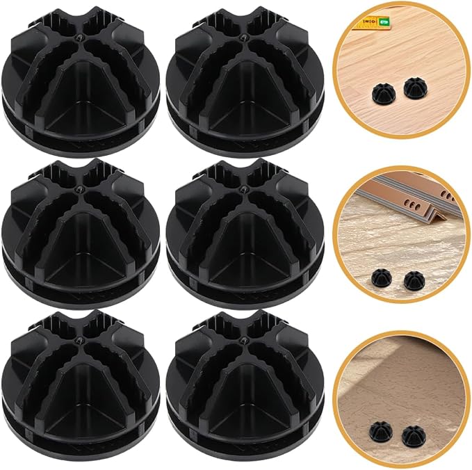 Mipcase 20pcs Plastic Cube Connector Buckles for PET Crates Wire Grid Storage Heavy Duty Plastic Fasteners for DIY Closet Organizer and Shelving Units