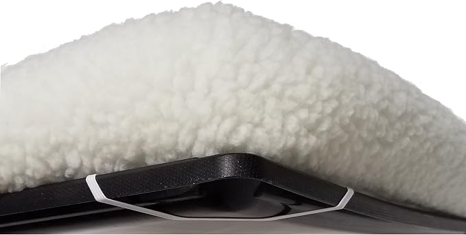 MidWest Homes for Pets QuietTime XXS Dog Bed - White Fleece Bolster, Ultra-Soft and Machine Washable, Fits 18-Inch Crates and Carriers, for Small Dogs and Cats
