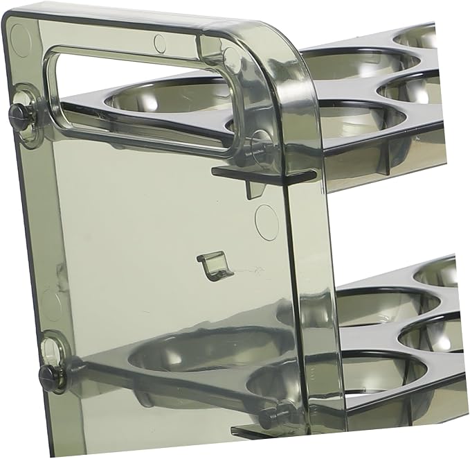 jojofuny Holder for Fridge Organizer Rack Pet Material Design Easy Assembly for Refrigerator Storage