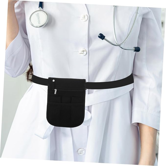 Beavorty Multi-Color Adjustable Nurse Fanny Pack Oxford Cloth Waist Bag Utility Organizer for Nurses Portable Care Kit for Tools and PET Grooming