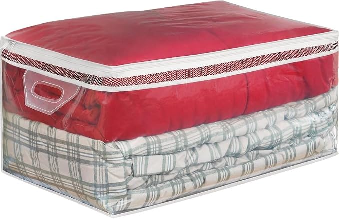 Whitmor Flexible Zip Storage Tote Jumbo