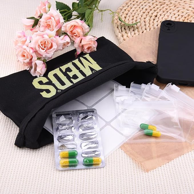 Sisadodo Charging Cable Organizer Travel Bag Toiletry Makeup Cosmetic Bags Medicine Med Toiletry Bag Pouch Diabetic Gifts Bags