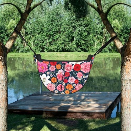 Floral Explosion Car Seat Organizer-Backseat Storage Bag for Travel | Waterproof Durable. Holds Snacks Gear Essentials. Fits Most Cars.