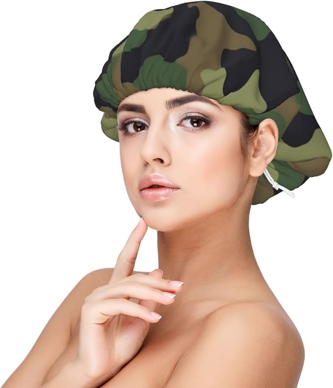 Adjustable Silk Satin Night Cap Women's Men's Sleep Cap