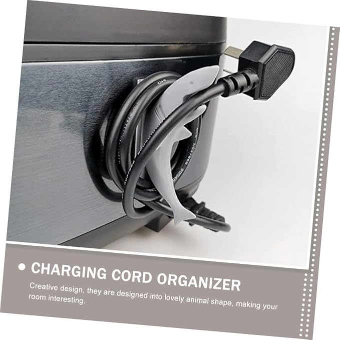 2pcs Electric Cord Organizers Modern Design Silicone Cable Holder for Home Office Cord Management Winder